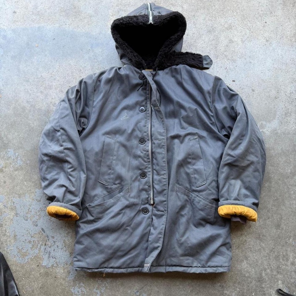 Vintage civilian b-9 cold weather parka jacket